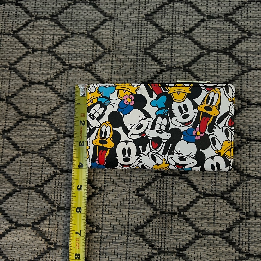 Disney Colorful Cartoon Character Wallet- Mickey, Donald, Goofy - Picture 5 of 6